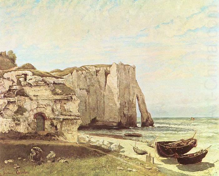 Die Keste von Etretat, Gustave Courbet